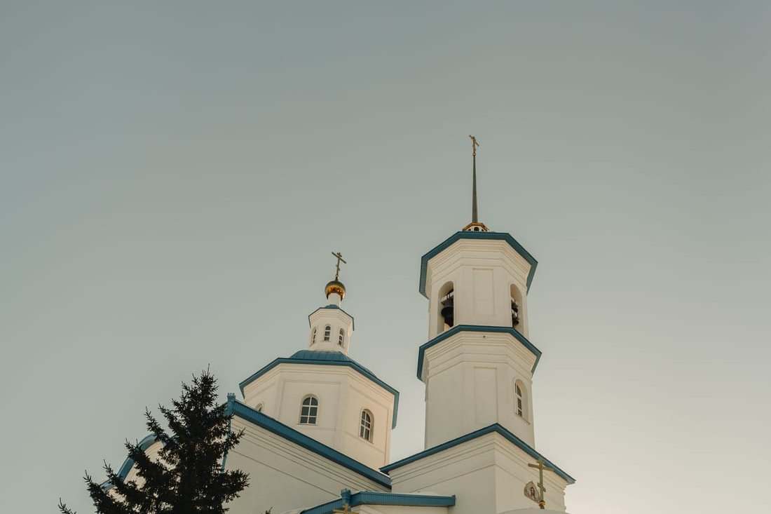 Нательный православный крестик на цепочке